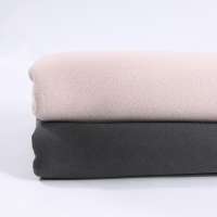 High quality worsted brushed cotton polyester fleece fabric sale