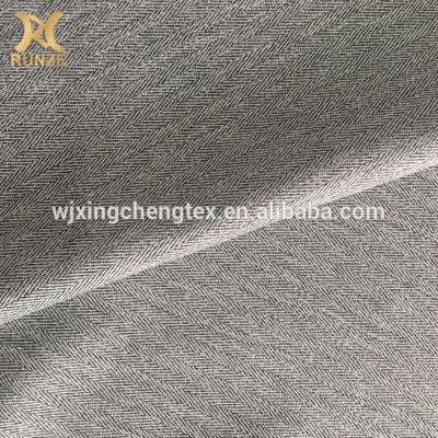 Textile 100% Polyester fabric white/dyed herringbone pocketing fabric made in china