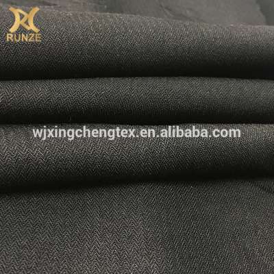 Herringbone woven twill fabric for making shoes material