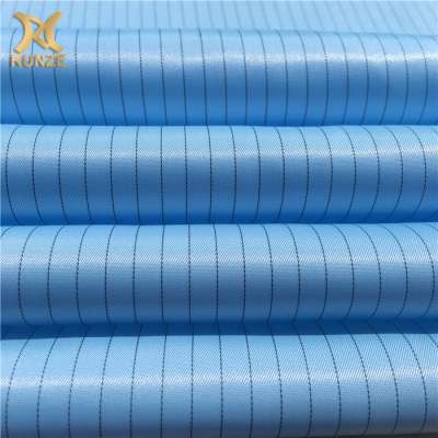 Blue or custom color Combed Anti-static flame retardant fabric